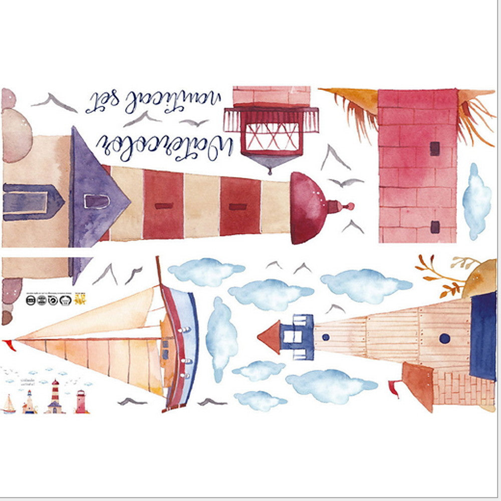 Sea Forts Theme Decorative Wall Stickers Decals