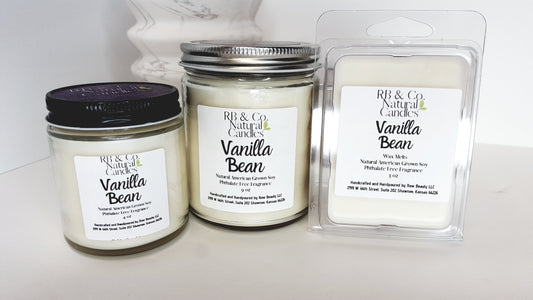 100% Natural Soy Candle | Hand-crafted - Vanilla Bean
