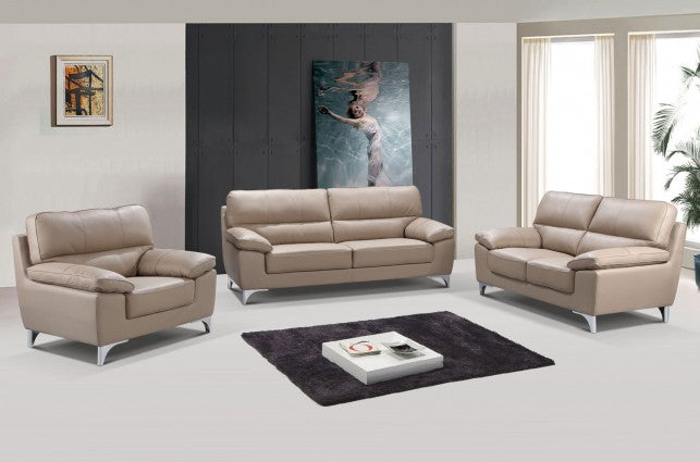 Leather Chair - Classy Beige