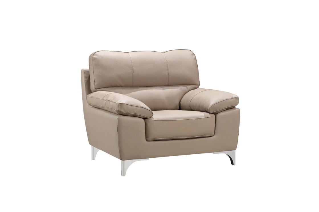 Leather Chair - Classy Beige