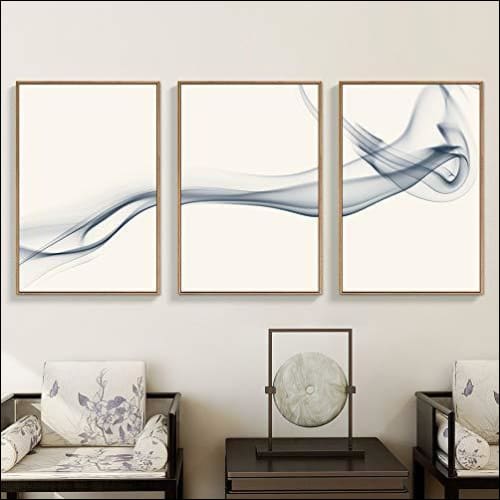Abstract Zen 3PC Framed Canvas Painting - Framed Canvas Painting - $270.99