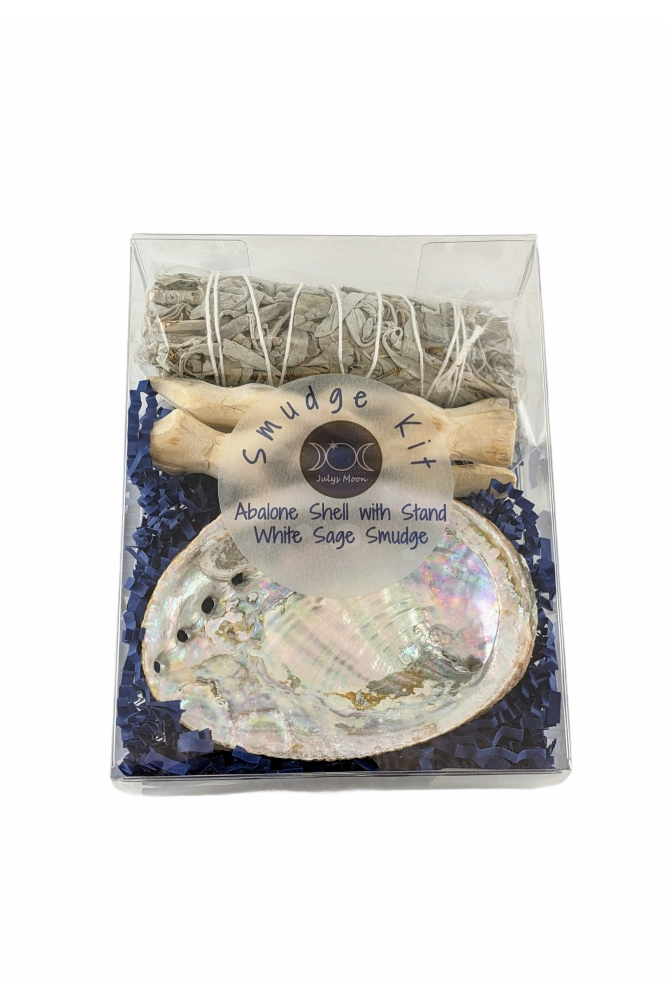 Basic Abalone White Sage smudge kit