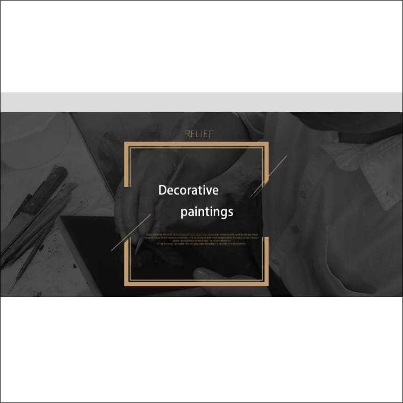 Embossed Mural Triple Framed Canvas Painting - Framed Canvas Painting - $7128.99