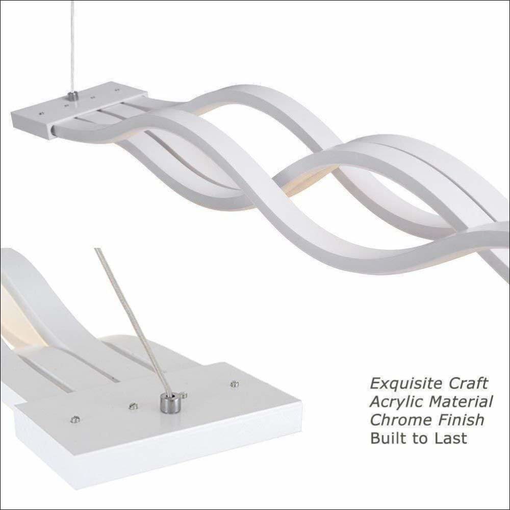 Hanging Acrylic Ceiling Lamp - Ocean Waves - Ceiling Lamp - $849.99