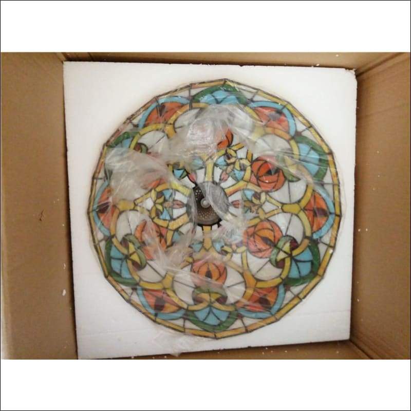 Stained Glass Crystal Parrot Pendant - Ceiling Lamp - Ceiling Lamp - $1588.99