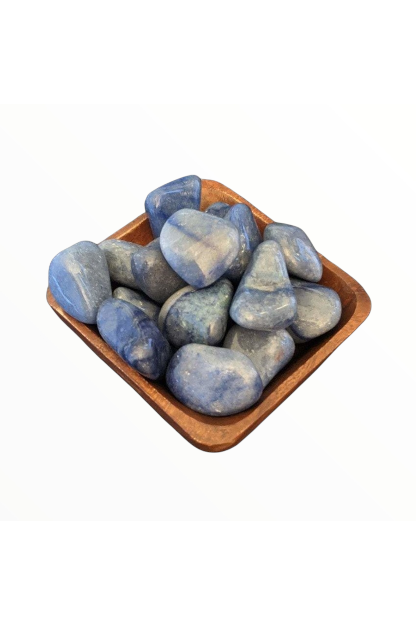 Tumbled Blue Quartz Crystals