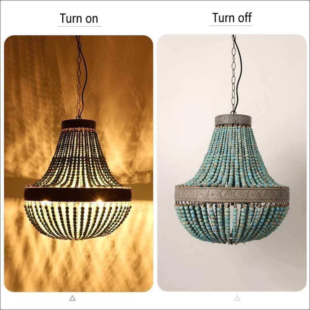 Ceiling Pendant Lamp - Turquoise Blue Antique - Ceiling Lamp - $831.99