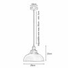Curvy Shade Pendant Light - Lighting Fixtures - $80.99