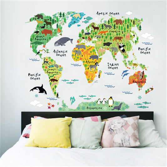 Animals Around the World - Decorative Children Wall Stickers Decals