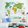 Animals Around the World - Decorative Children Wall Stickers Decals