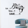 Gamer's Life Theme Wall Stickers Decoration