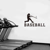 Baseball Player's Decorative Wall Sticker Decal