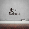 Baseball Player's Decorative Wall Sticker Decal