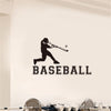 Baseball Player's Decorative Wall Sticker Decal