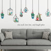 Live Well, Love Lots... Life Quote Decorative Wall Stickers Decals