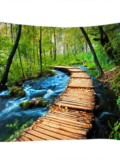 Forest Path Tapestry Theme Landscape