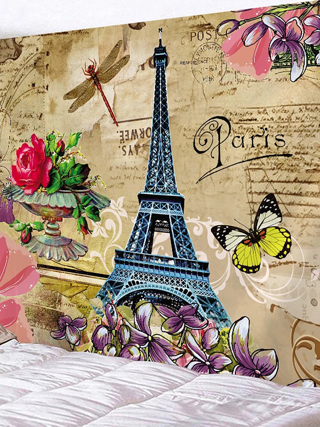 Beautiful Paris Tapestry - Wall Decor