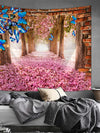 Wild Flowers Theme Tapestry Wall Decor