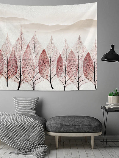Leaf Trees Theme Tapestry Wall Decor