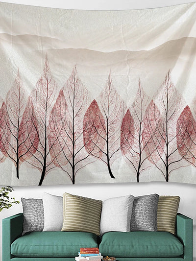 Leaf Trees Theme Tapestry Wall Decor