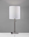 Brushed Steel Metal Table Lamp - Lighting > Table Lamps - $92.99
