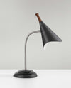 Matte Black Metal Gooseneck Adjustable Desk Lamp - Lighting > Table Lamps - $92.99