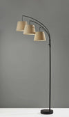 Three Light Adjustable Arm Dark Bronze Floor Lamp - Lighting > Novelty Lamps - $221.99