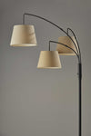 Three Light Adjustable Arm Dark Bronze Floor Lamp - Lighting > Novelty Lamps - $221.99