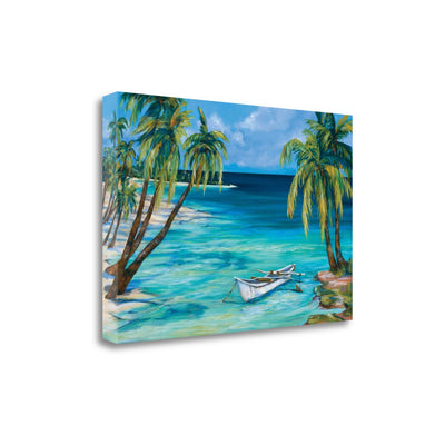 Tropical Beach View 2 Giclee Wrap Canvas Wall Art - Home Decor > Wall Art - $218.99