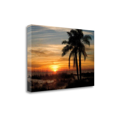 Sunset on the Beach 5 Giclee Wrap Canvas Wall Art - Home Decor > Wall Art - $327.99