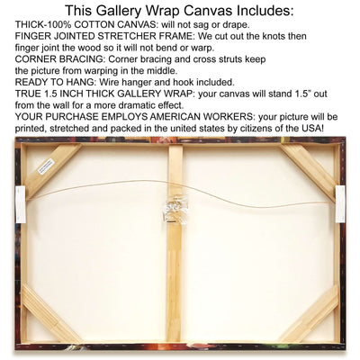 35" Sailboat in Action Giclee Wrap Canvas Wall Art - Home Decor > Wall Art - $291.99
