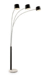 Black Metal Three Light Floor Lamp - Lighting > Floor Lamps - $372.99