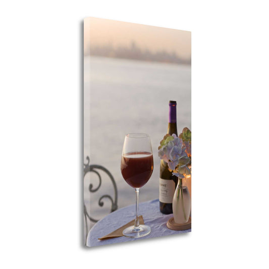 Glass of Wine City 1 Giclee Wrap Canvas Wall Art - Home Decor > Wall Art - $194.99
