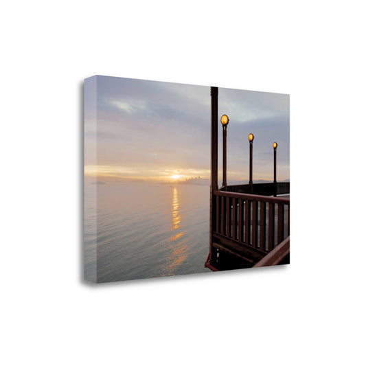 Sunset View on the Balcony 1 Giclee Wrap Canvas Wall Art - Home Decor > Wall Art - $194.99