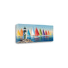 Colorful Sailboats with Lighthouse 3 Giclee Wrap Canvas Wall Art - Home Decor > Wall Art - $242.99