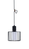 Black Metal Cage Hanging Light - Lighting > Chandeliers-Pendants-Hanging Lights - $194.99