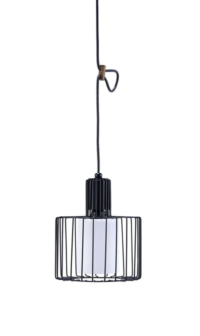 Black Metal Cage Hanging Light - Lighting > Chandeliers-Pendants-Hanging Lights - $194.99