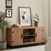 Natural Oak Classic TV Stand with Adjustable Shelves - Living Room > TV Stands - $480.99