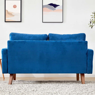 Blue Velvet Modern Tufted Modular Sofa - Living Room > Seating Options > Sofas - $897.99