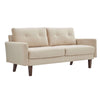 Beige Velvet Modern Tufted Modular Sofa - Living Room > Seating Options > Sofas - $897.99
