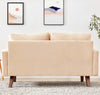 Beige Velvet Modern Tufted Modular Sofa - Living Room > Seating Options > Sofas - $897.99