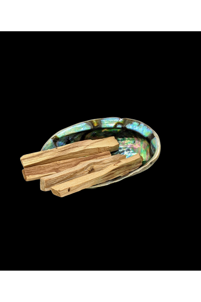 Palo Santo smudge kit with abalone shell