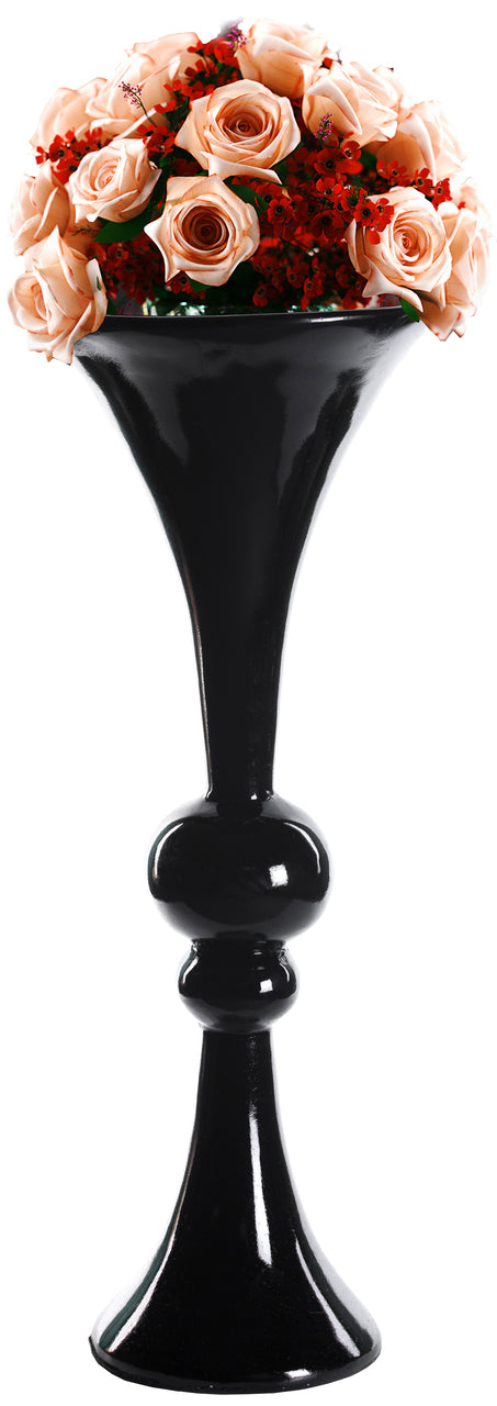 Decorative Wedding Centerpiece Modern Trumpet Vase  24 inch