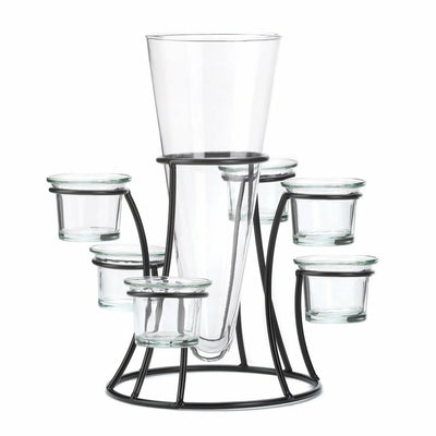 luxury glass candle holders