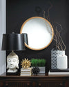 Geometric Porcelain Vase - Black and White