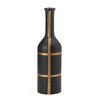 Iberia Black and Gold Decorative Vase