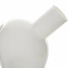 White Abstract Glass Vase