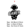 Funny Gamers Vinyl Wall Stickers Decals