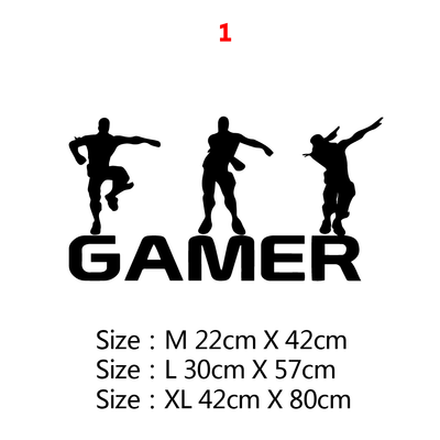 Funny Gamers Vinyl Wall Stickers Decals