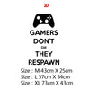 Funny Gamers Vinyl Wall Stickers Decals